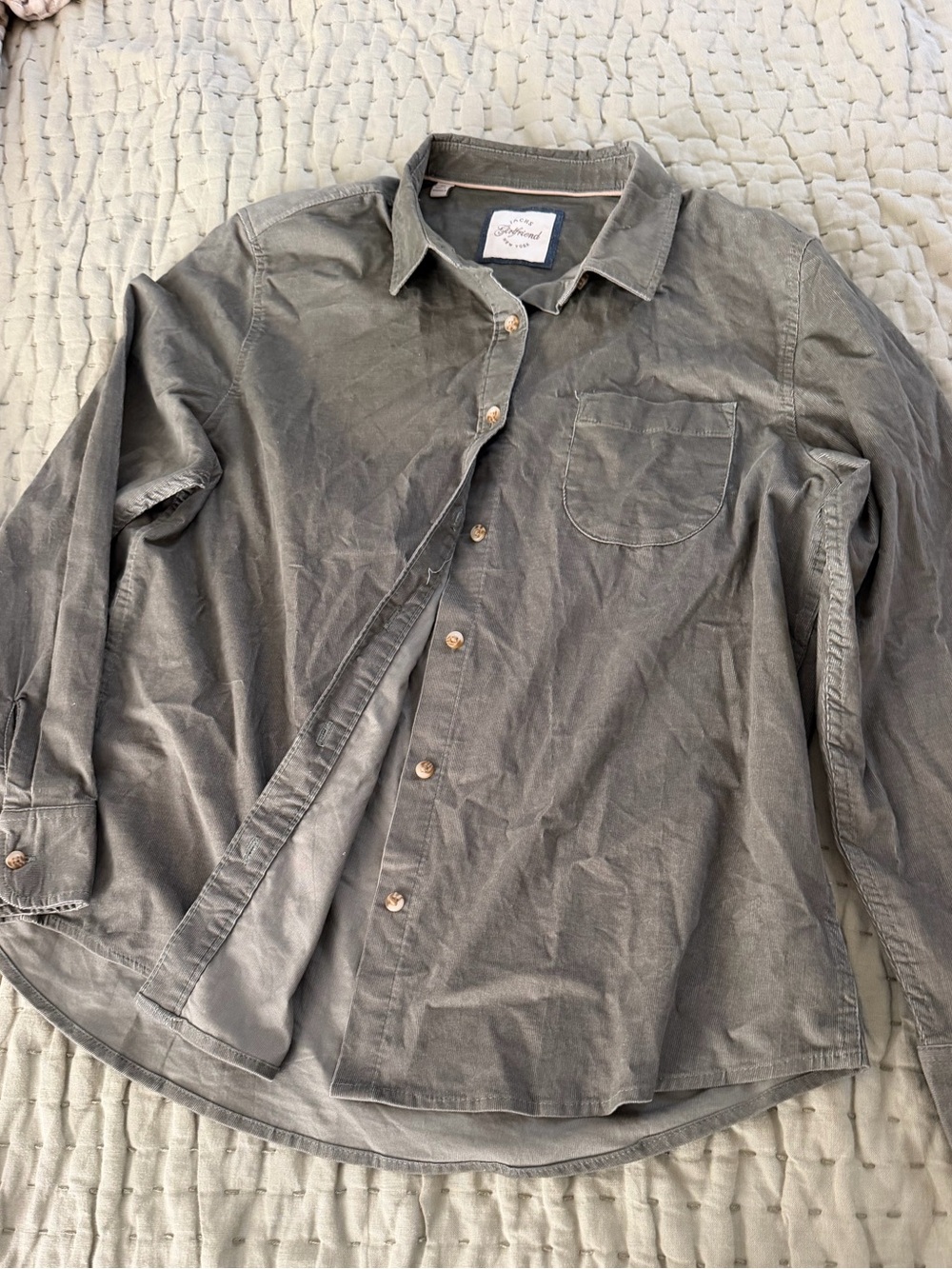 Jachs Olive Green Lightweight Shirt Jacket